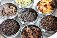 selection of natural Indian spices