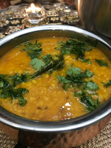 Delicious dhal made in banu's cooking class. 